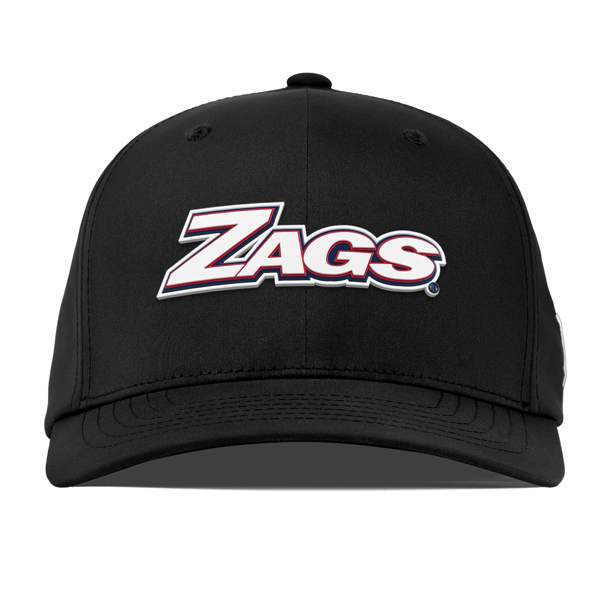 Gonzaga University "Zags Block" Flexfit Performance Fitted Black