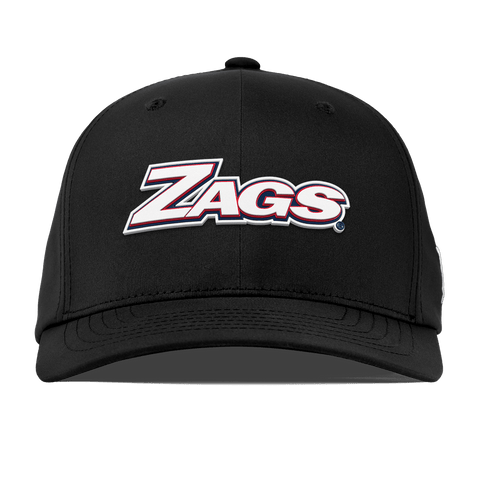 Gonzaga University "Zags Block" Flexfit Performance Fitted Black