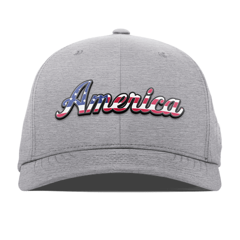 America Flexfit Performance Fitted Heather Gray