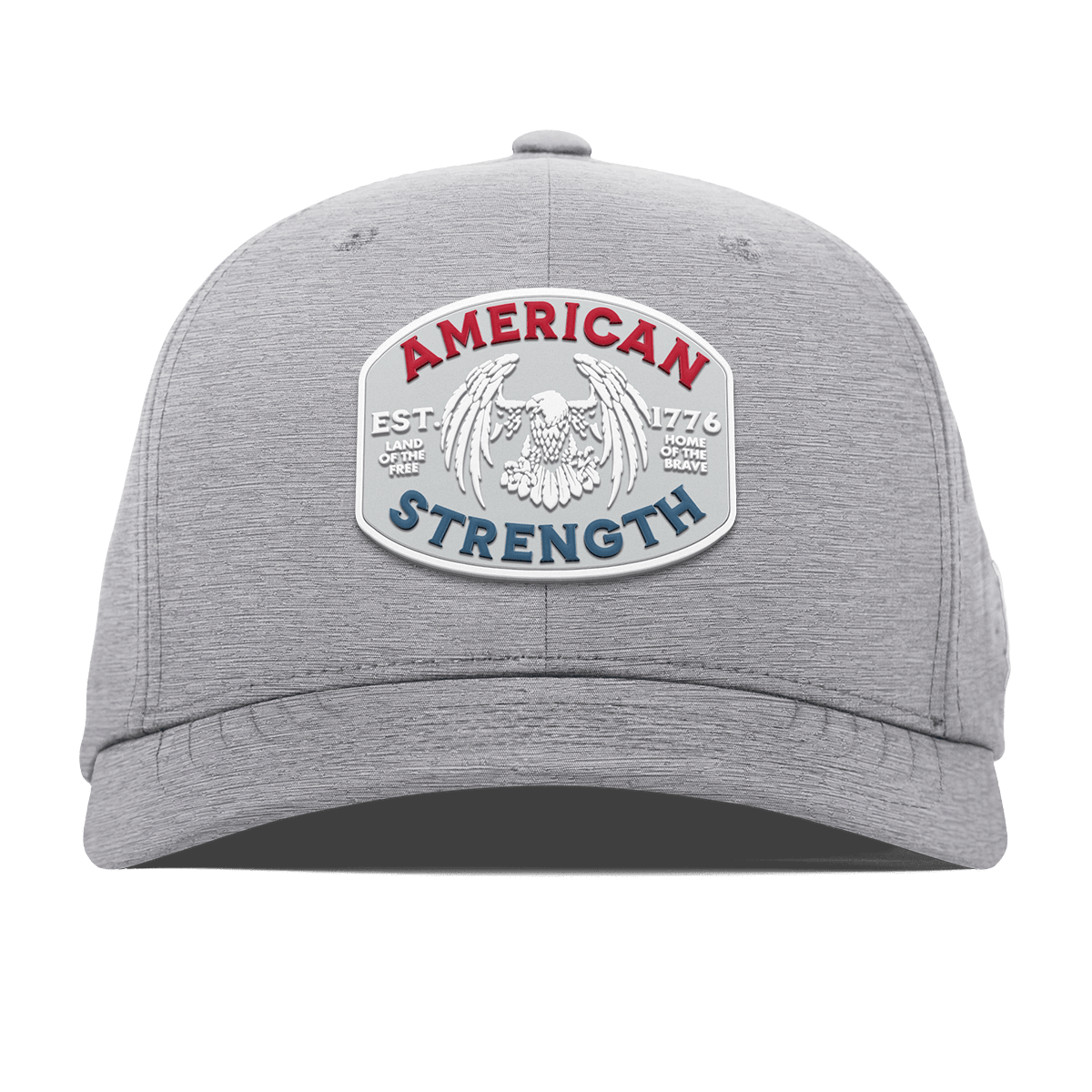 American Strength USA Flexfit Performance Fitted Heather Gray