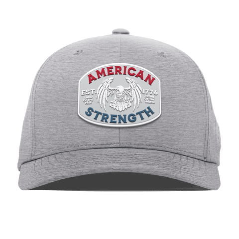 American Strength USA Flexfit Performance Fitted Heather Gray