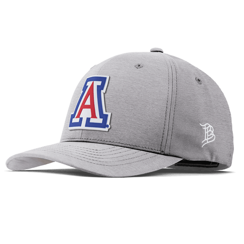 University of Arizona "Arizona Block" Flexfit Performance Fitted Heather Gray