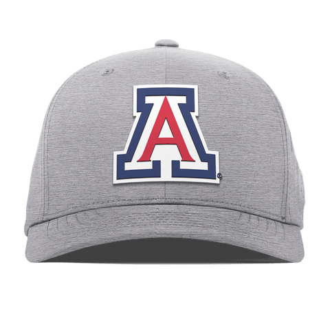 University of Arizona "Arizona Block" Flexfit Performance Fitted Heather Gray
