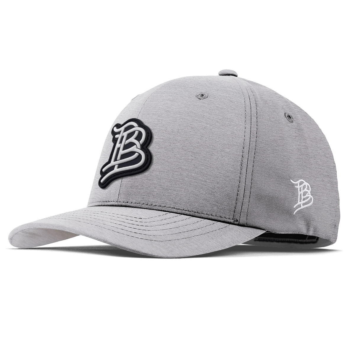 BB Cutout PVC Flexfit Performance Fitted Heather Gray