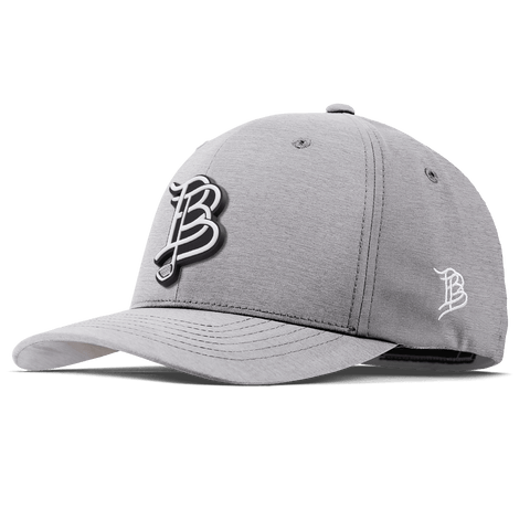 BB Golf Cutout PVC Flexfit Performance Fitted HeatherGray
