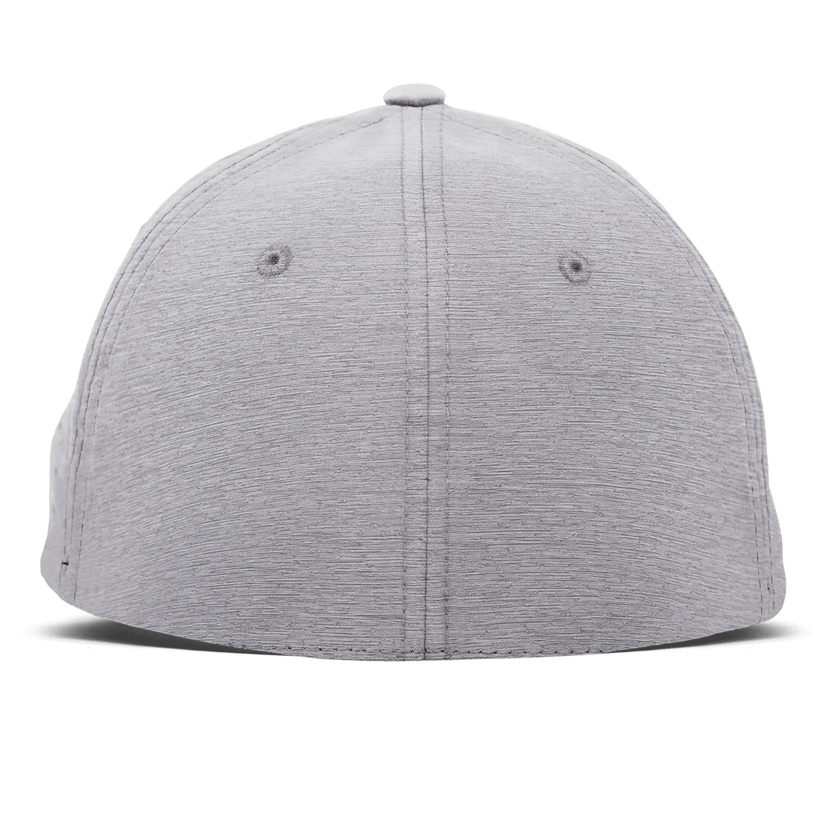 Grind Before Glory Flexfit Performance Fitted Back Heather Gray