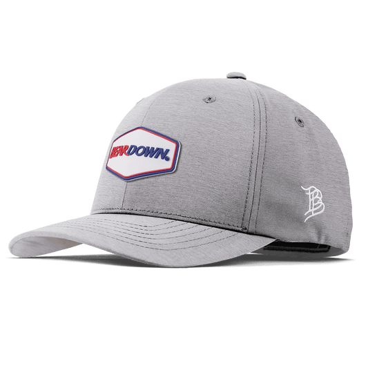 University of Arizona "Bear Down Arizona" Flexfit Performance Fitted Heather Gray