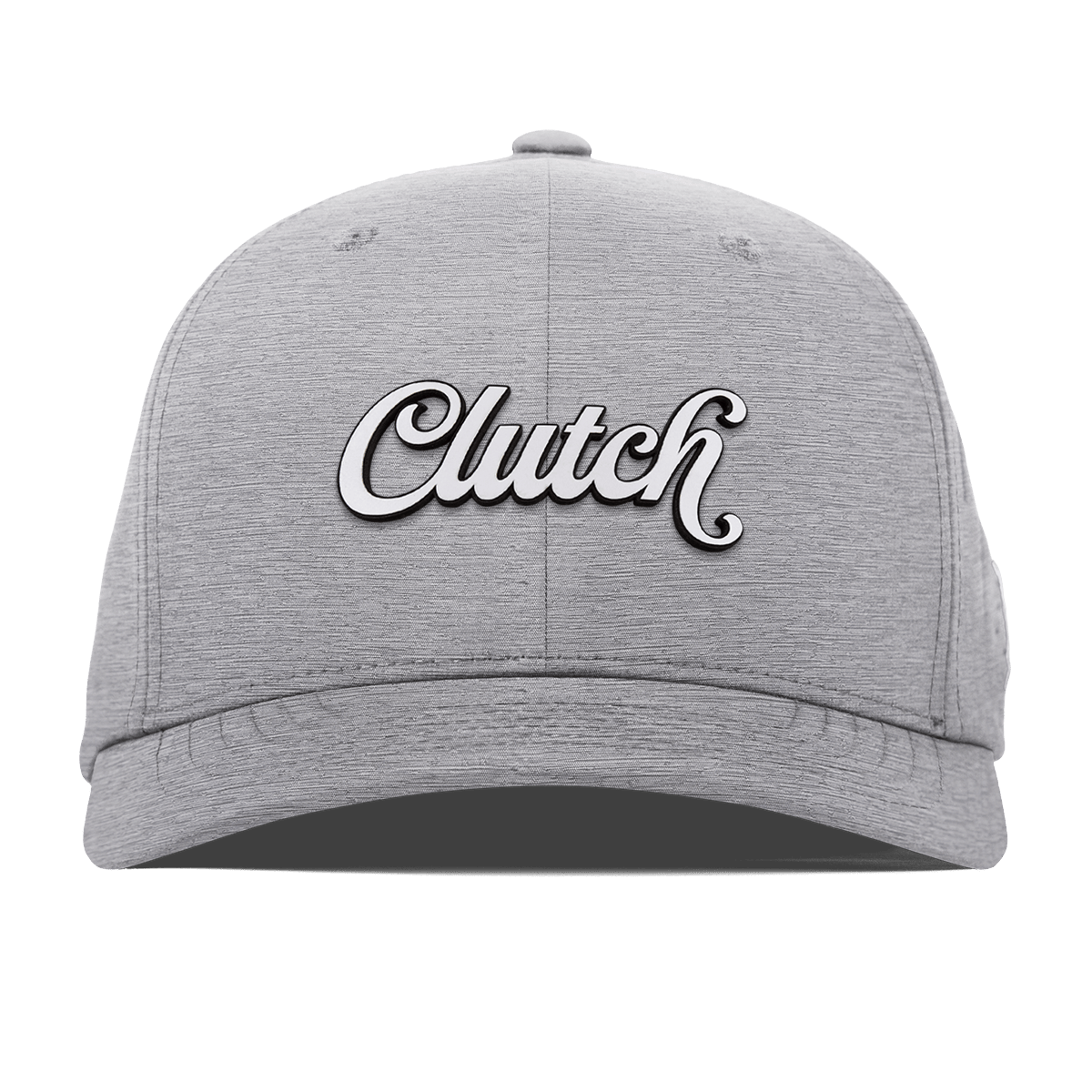 Clutch Script Flexfit Performance Fitted Heather Gray