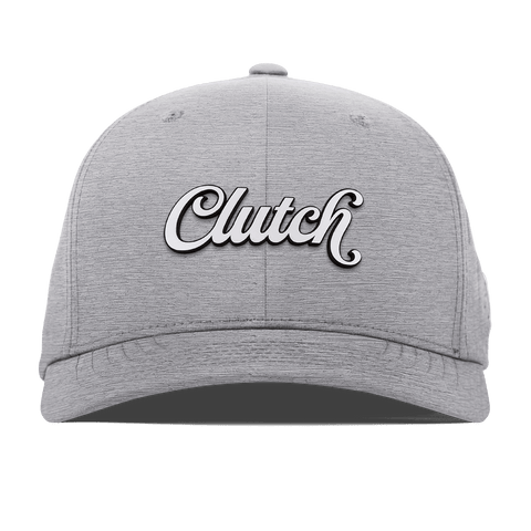 Clutch Script Flexfit Performance Fitted Heather Gray