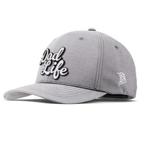 Dad LIfe Script Flexfit Performance Fitted Heather Gray