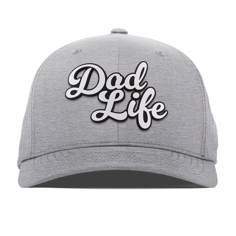 Dad LIfe Script Flexfit Performance Fitted Heather Gray