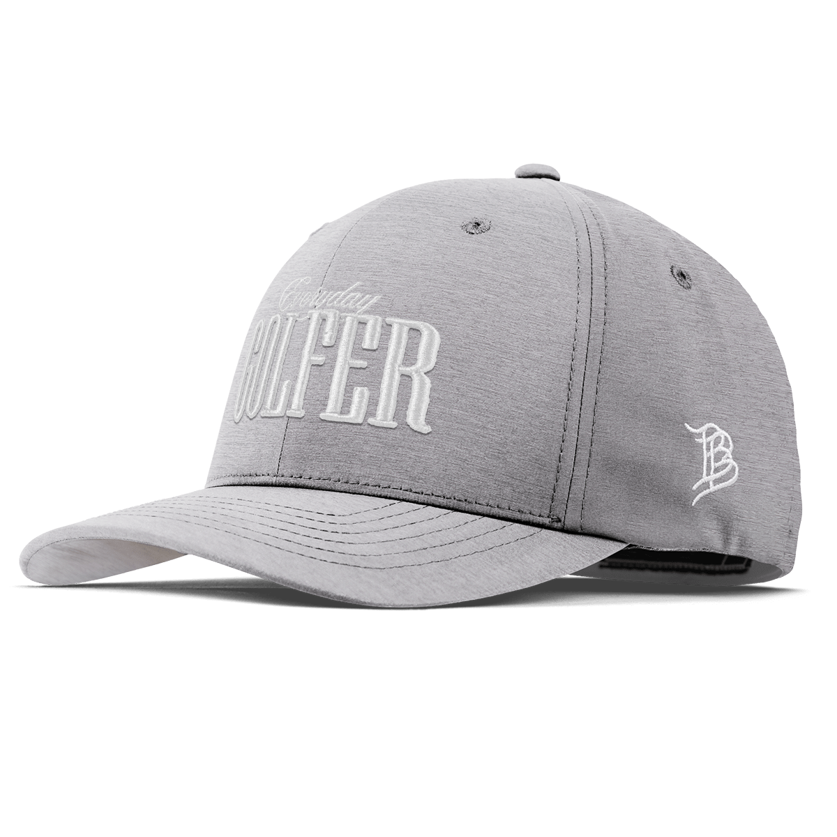 Everyday Golfer Flexfit Performance Fitted Heather Gray