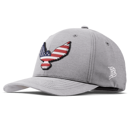 Freedom Eagle PVC Flexfit Performance Fitted Heather Gray