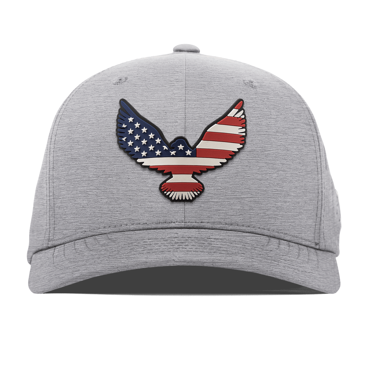 Freedom Eagle PVC Flexfit Performance Fitted Heather Gray