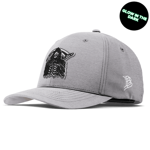Grim Reaper Glow Flexfit Performance Fitted Heather Gray