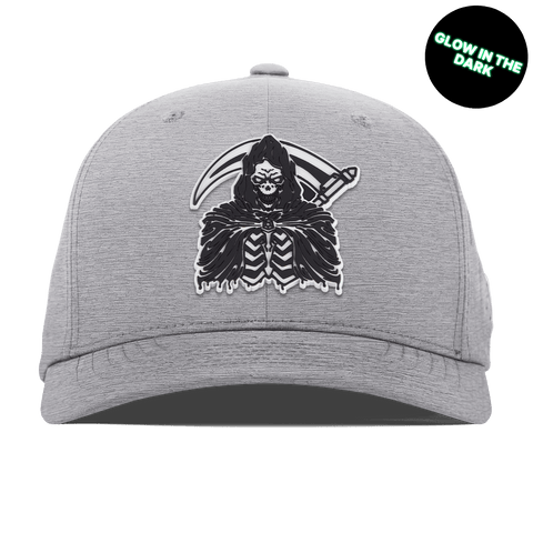 Grim Reaper Glow Flexfit Performance Fitted Heather Gray