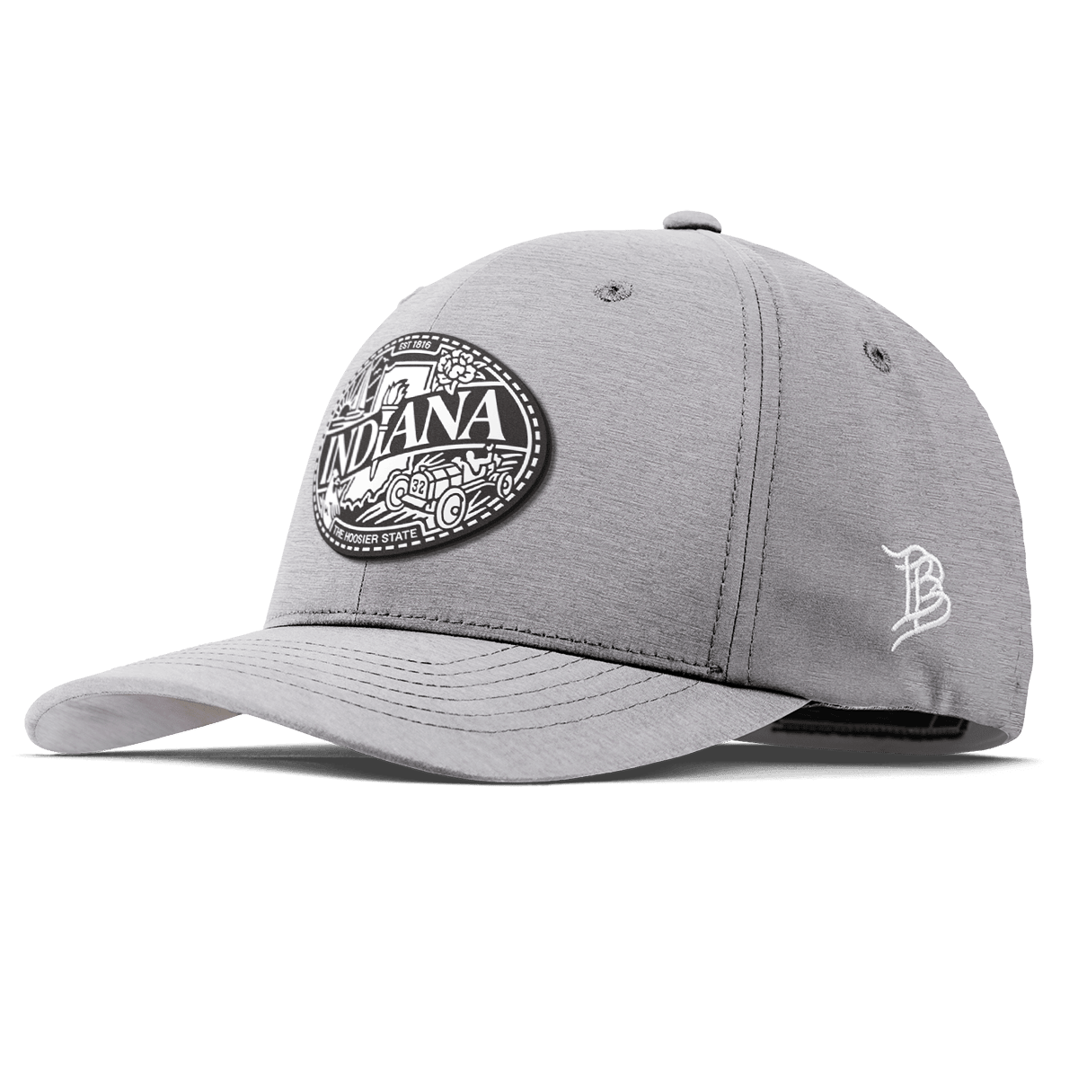 Indiana Traveler Flexfit Performance Fitted Heather Gray