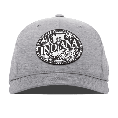 Indiana Traveler Flexfit Performance Fitted Heather Gray
