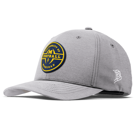 University of Michigan "Michigan Football Legacy" Flexfit Performance Fitted Heather Gray