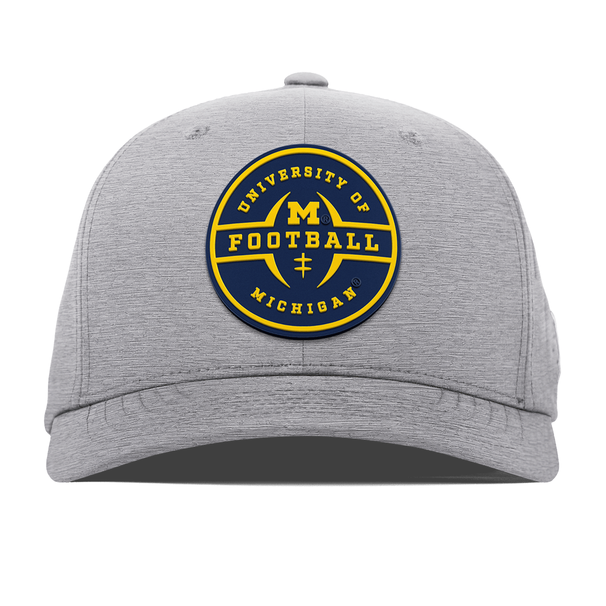 University of Michigan "Michigan Football Legacy" Flexfit Performance Fitted Heather Gray