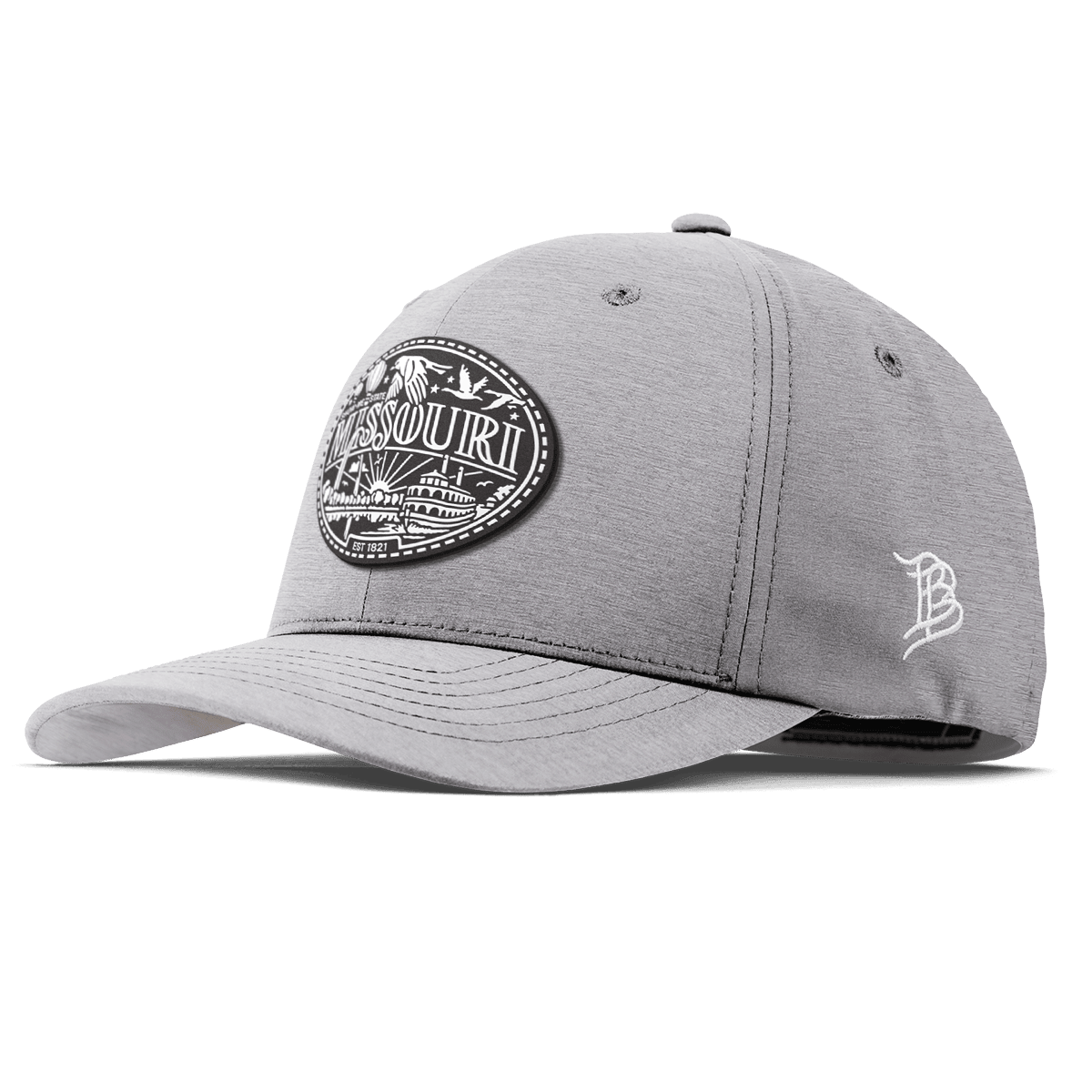 Missouri Traveler Flexfit Performance Fitted Heather Gray