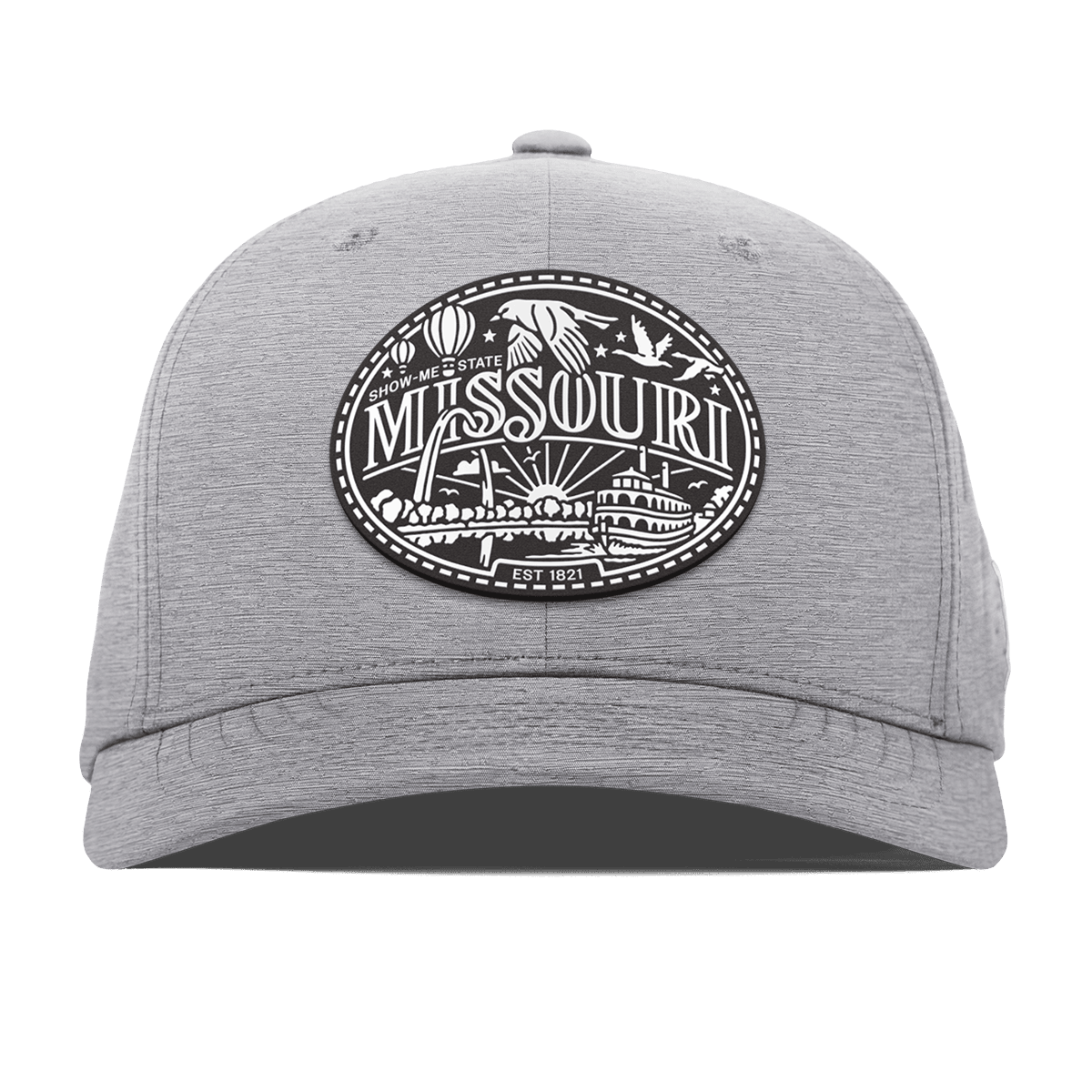 Missouri Traveler Flexfit Performance Fitted Heather Gray
