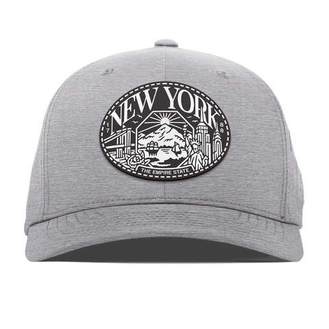 New York Traveler Flexfit Performance Fitted Heather Gray