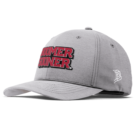 University of Oklahoma "Oklahoma Block" Flexfit Performance Fitted Heather Gray
