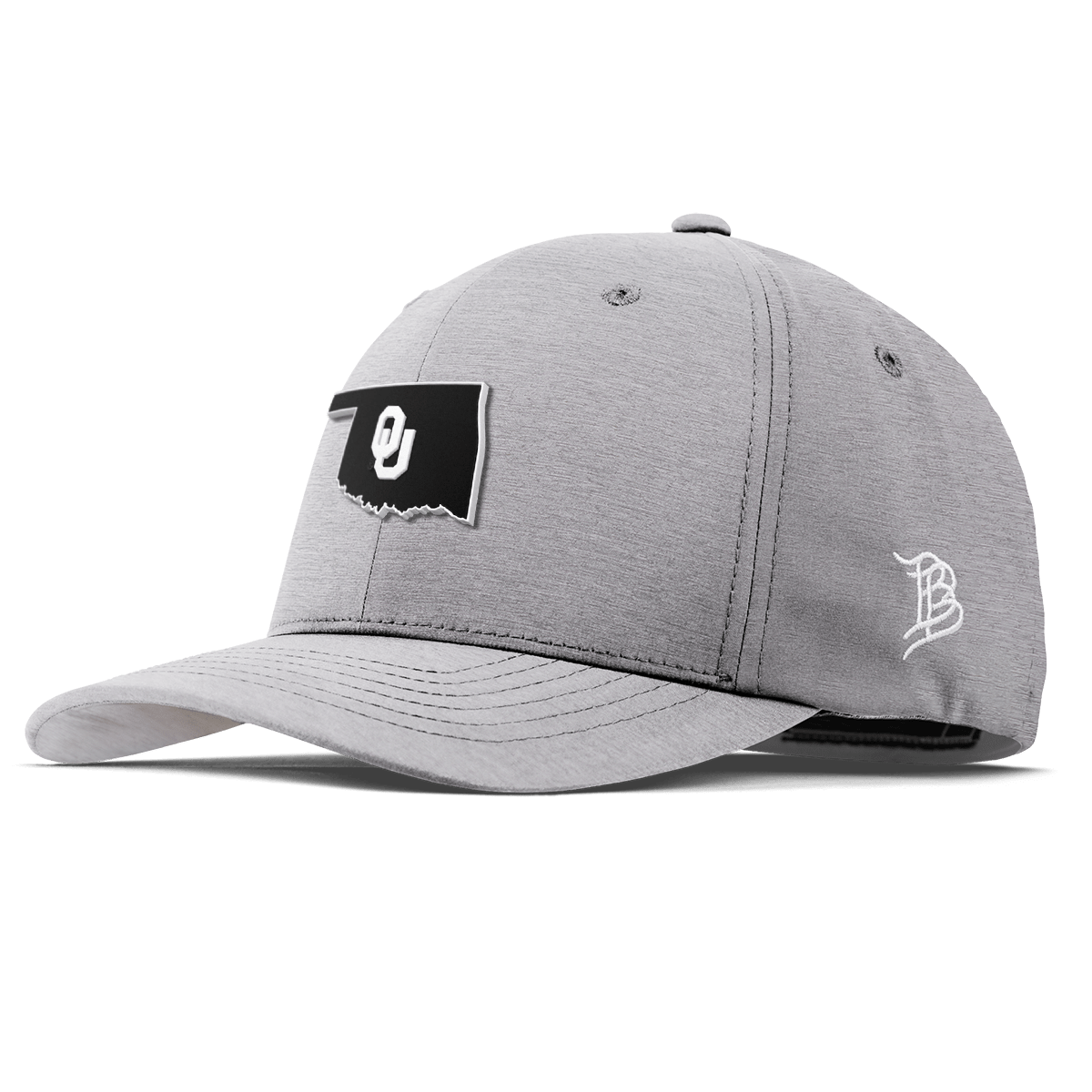 University of Oklahoma "Oklahoma Vintage Series" Flexfit Performance Fitted Heather Gray