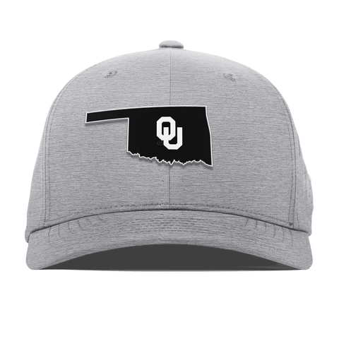 University of Oklahoma "Oklahoma Vintage Series" Flexfit Performance Fitted Heather Gray