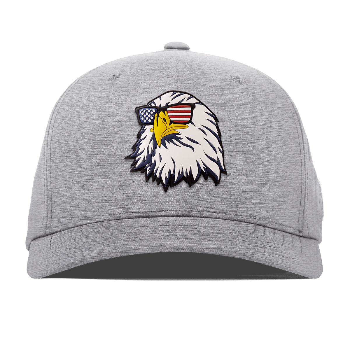 Party Eagle PVC Flexfit Performance Fitted Heather Gray