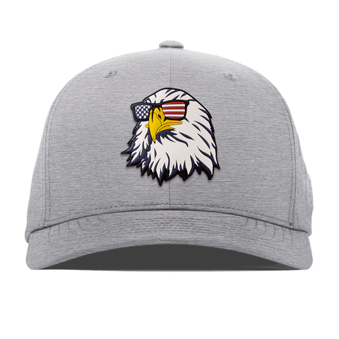 Party Eagle PVC Flexfit Performance Fitted Heather Gray