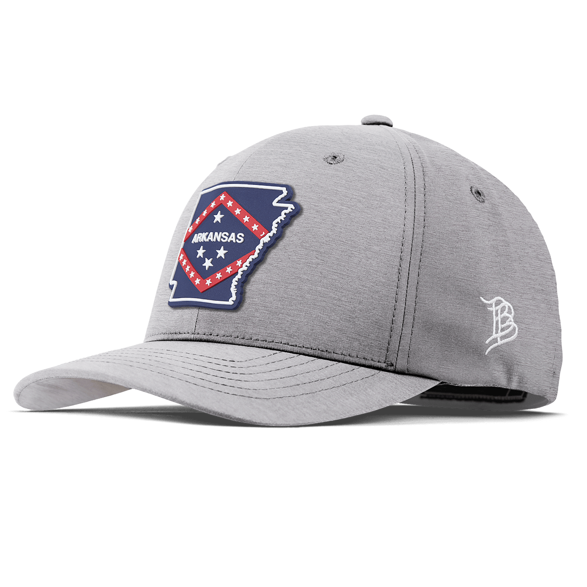 Arkansas Patriot Series Flexfit Performance Fitted Heather Gray