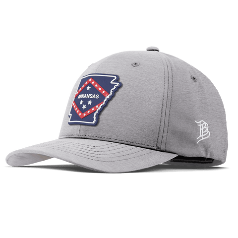Arkansas Patriot Series Flexfit Performance Fitted Heather Gray