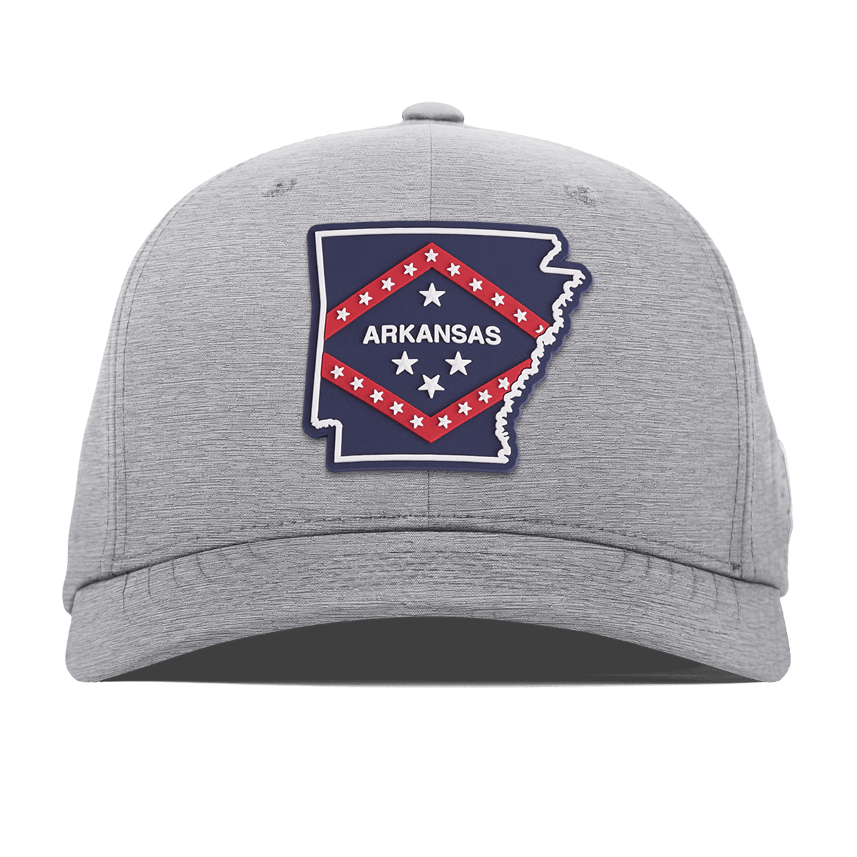 Arkansas Patriot Series Flexfit Performance Fitted Heather Gray