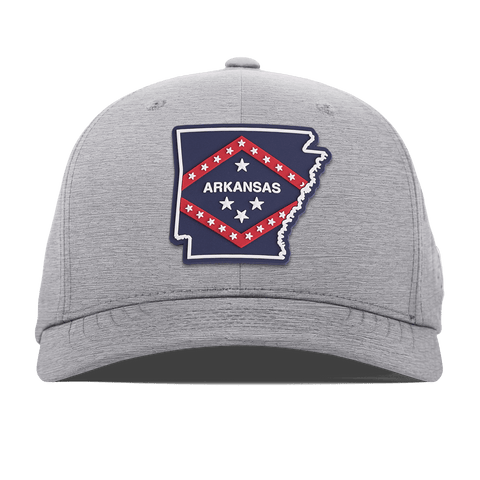Arkansas Patriot Series Flexfit Performance Fitted Heather Gray