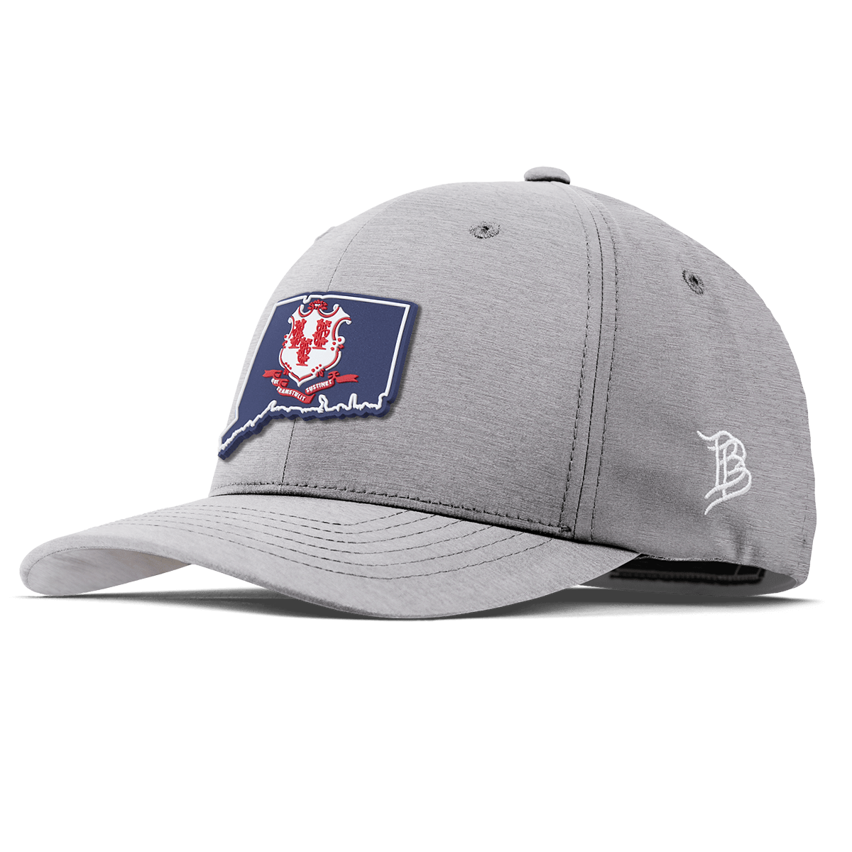 Connecticut Patriot Series Flexfit Performance Fitted Heather Gray