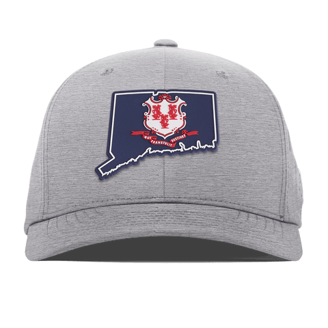Connecticut Patriot Series Flexfit Performance Fitted Heather Gray