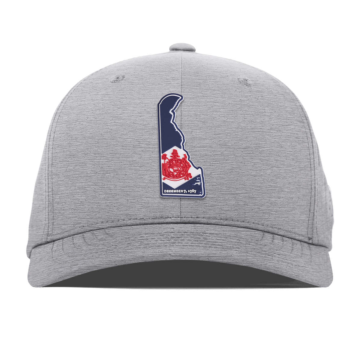 Delaware Patriot Series Flexfit Performance Fitted Heather Gray