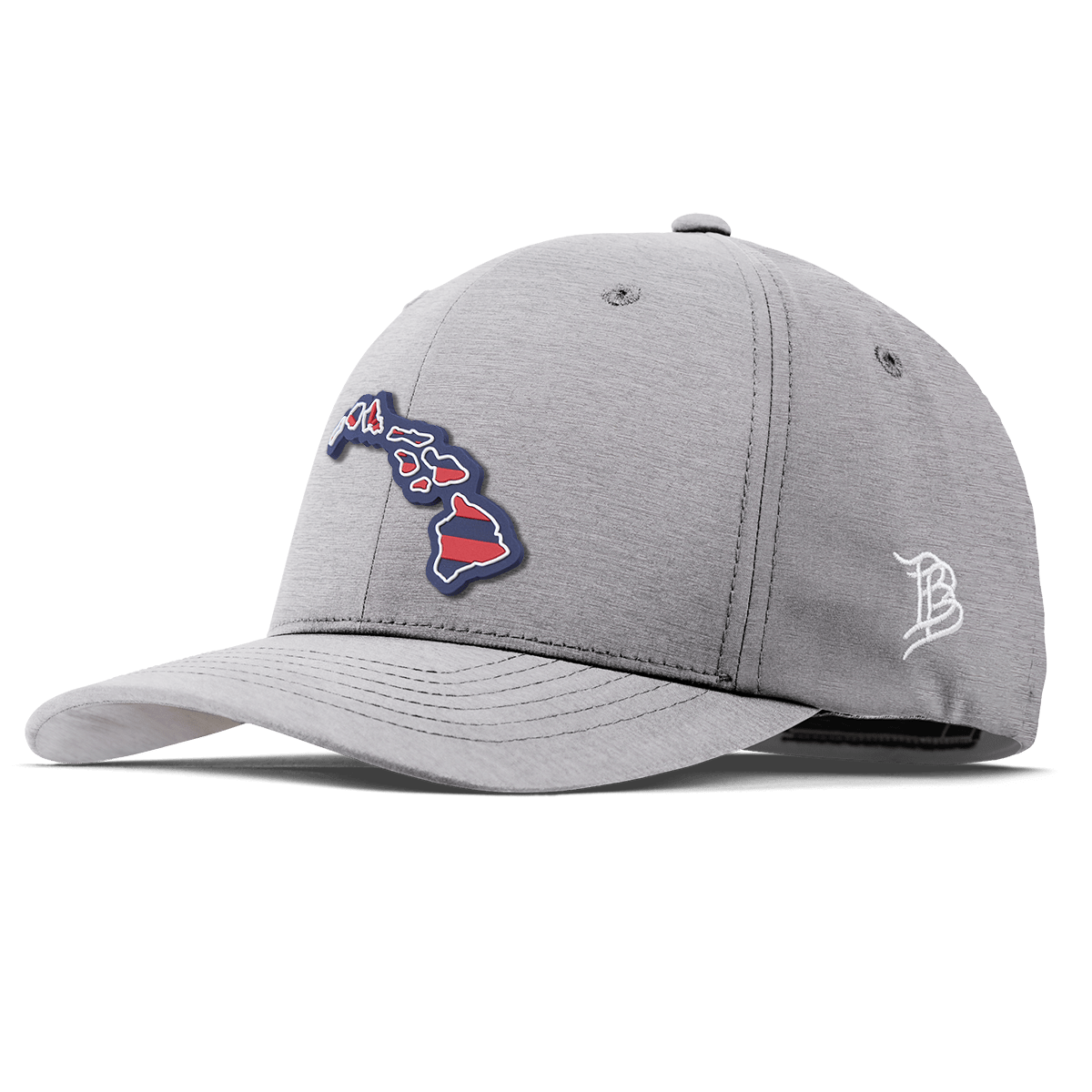 Hawaii Patriot Series Flexfit Performance Fitted Heather Gray