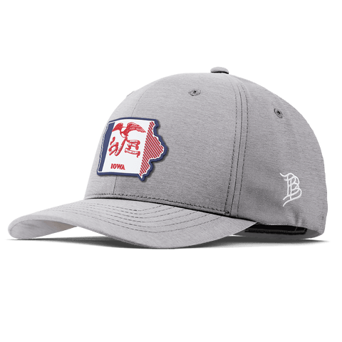 Iowa Patriot Series Flexfit Performance Fitted Heather Gray
