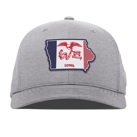 Iowa Patriot Series Flexfit Performance Fitted Heather Gray