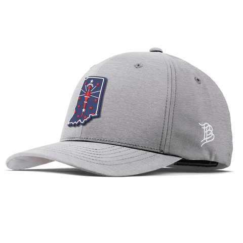 Indiana Patriot Series Flexfit Performance Fitted Heather Gray