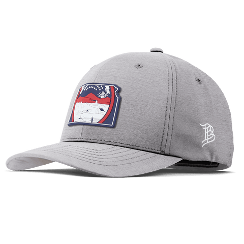 Kansas Patriot Series Flexfit Performance Fitted Heather Gray