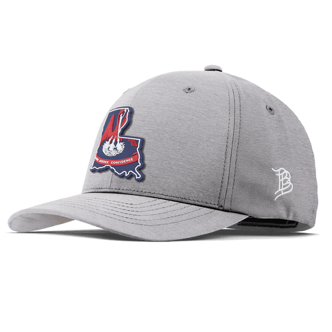 Louisiana Patriot Series Flexfit Performance Fitted Heather Gray