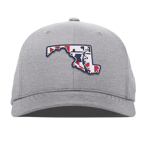 Maryland Patriot Series Flexfit Performance Fitted Heather Gray