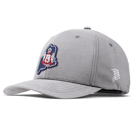 Maine Patriot Series Flexfit Performance Fitted Heather Gray