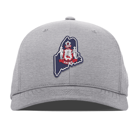 Maine Patriot Series Flexfit Performance Fitted Heather Gray