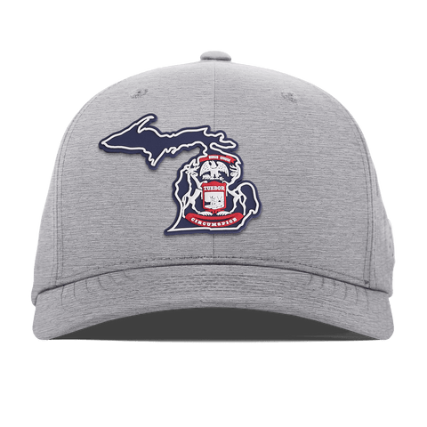 Michigan Patriot Series Flexfit Performance Fitted Heather Gray