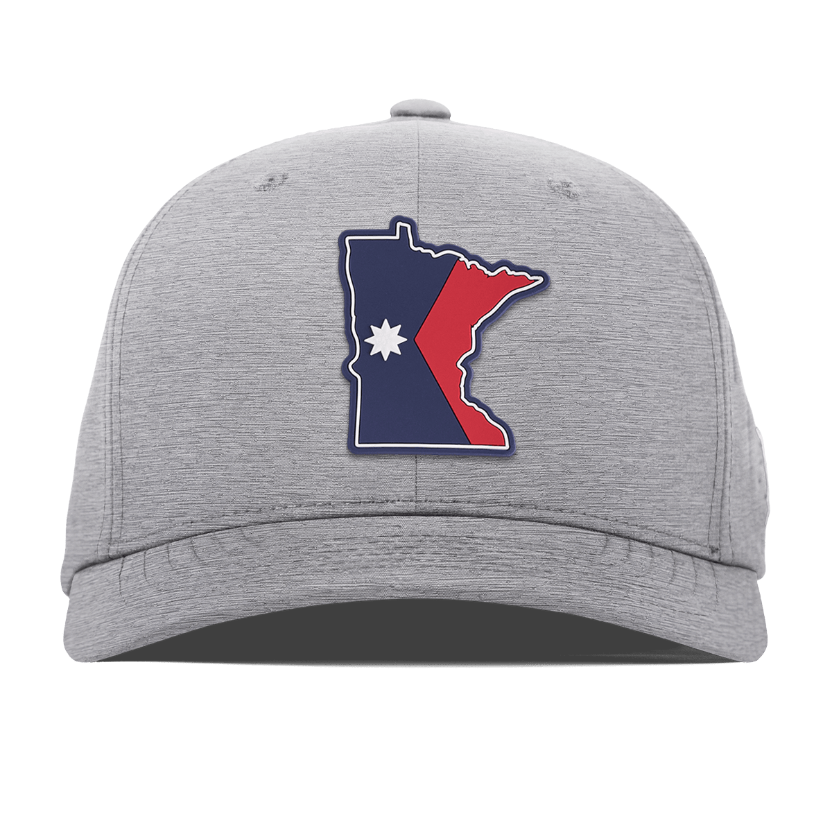 Minnesota Patriot Series Flexfit Performance Fitted Heather Gray